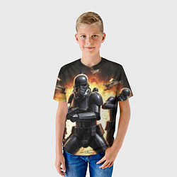 Футболка детская Клоны звездные войны, цвет: 3D-принт — фото 2
