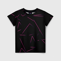Футболка детская Color pink line, цвет: 3D-принт