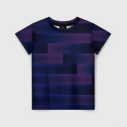Футболка детская Color blue square, цвет: 3D-принт