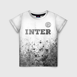 Детская футболка Inter - white gradient посередине