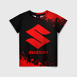 Футболка детская Suzuki - red gradient, цвет: 3D-принт