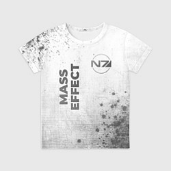 Футболка детская Mass Effect - white gradient вертикально, цвет: 3D-принт