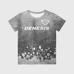 Футболка детская Genesis - grey gradient посередине, цвет: 3D-принт