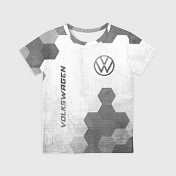 Футболка детская Volkswagen - white gradient вертикально, цвет: 3D-принт