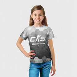 Футболка детская Counter-Strike 2 - grey gradient, цвет: 3D-принт — фото 2