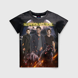 Футболка детская Supernatural - true hunters, цвет: 3D-принт