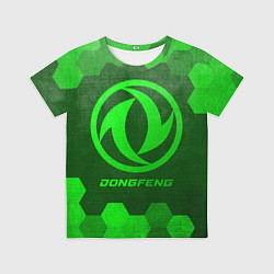 Детская футболка Dongfeng - green gradient