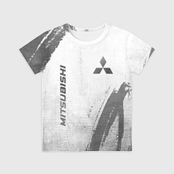 Футболка детская Mitsubishi - white gradient вертикально, цвет: 3D-принт
