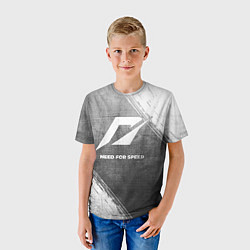 Футболка детская Need for Speed - grey gradient, цвет: 3D-принт — фото 2