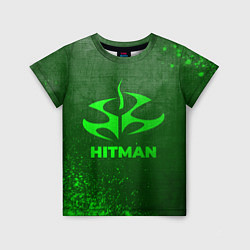 Футболка детская Hitman - green gradient, цвет: 3D-принт
