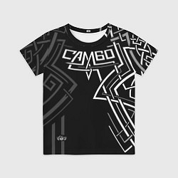 Детская футболка Самбо движение в узоре