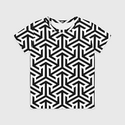 Футболка детская Кубическая абстракция, цвет: 3D-принт