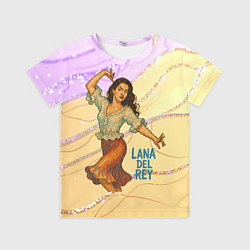 Футболка детская Lana Del Rey танцует, цвет: 3D-принт