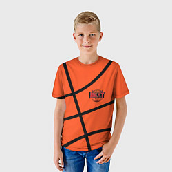 Футболка детская Майами Хит - баскетболная разметка, цвет: 3D-принт — фото 2