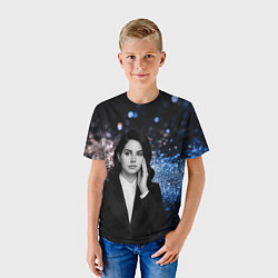 Футболка детская Lana Del Rey в костюме, цвет: 3D-принт — фото 2