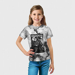 Футболка детская XXXTentacion облокотился об зеркало, цвет: 3D-принт — фото 2