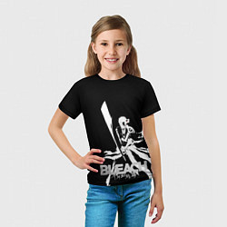 Футболка детская Ичиго с мечом - Блич, цвет: 3D-принт — фото 2