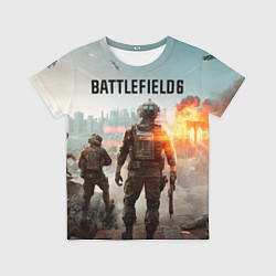 Футболка детская Солдаты из Battlefield 6, цвет: 3D-принт