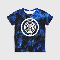 Футболка детская Inter smoke neon, цвет: 3D-принт