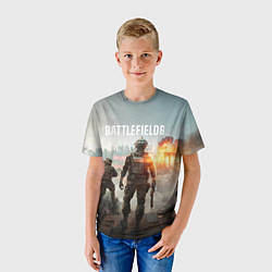 Футболка детская Битва за Бруклин из Battlefield 6, цвет: 3D-принт — фото 2