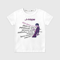 Футболка детская J-Hope - BTS, цвет: 3D-принт