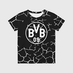 Детская футболка Borussia черно белые