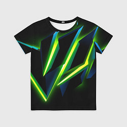 Детская футболка Geometric neon