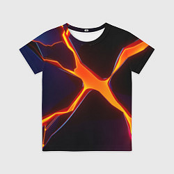 Детская футболка Orange rift