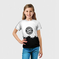 Футболка детская Bayern Mnchen пиксели, цвет: 3D-принт — фото 2