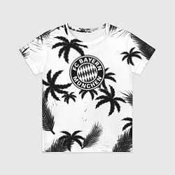Футболка детская Бавария Мюнхен тропики, цвет: 3D-принт