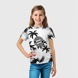 Футболка детская Бавария Мюнхен тропики, цвет: 3D-принт — фото 2