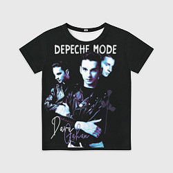 Футболка детская Dave Gahan Depeche Mode rose, цвет: 3D-принт