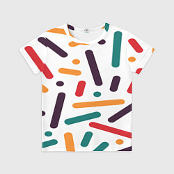 Футболка детская Oval oil, цвет: 3D-принт