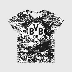 Футболка детская Боруссиа белые краски, цвет: 3D-принт
