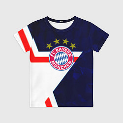 Футболка детская Бавария звезды геометрия, цвет: 3D-принт