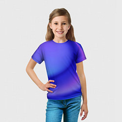 Футболка детская The color is multicolored, цвет: 3D-принт — фото 2