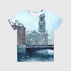 Футболка детская Зимний Питер, цвет: 3D-принт