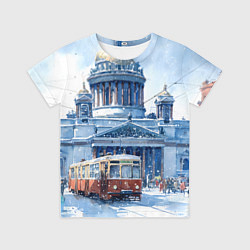 Детская футболка Снежный Санкт-Петербург