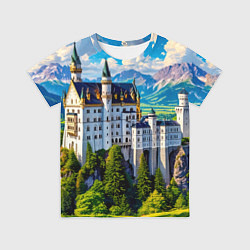 Детская футболка Сказочный Нойшванштайн