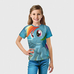 Футболка детская My littlle pony, цвет: 3D-принт — фото 2