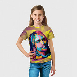 Футболка детская Kurt Cobain: Abstraction, цвет: 3D-принт — фото 2