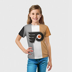 Футболка детская Philadelphia Flyers, цвет: 3D-принт — фото 2