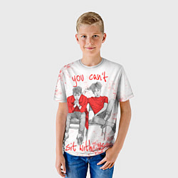 Футболка детская Big Bang: Sit with us, цвет: 3D-принт — фото 2