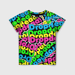 Футболка детская Drop Dead: Acid Pattern, цвет: 3D-принт