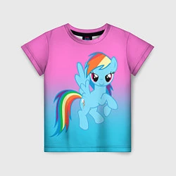 Футболка детская My Little Pony, цвет: 3D-принт