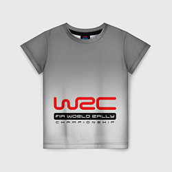 Футболка детская WRC, цвет: 3D-принт