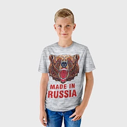 Футболка детская Bear: Made in Russia, цвет: 3D-принт — фото 2