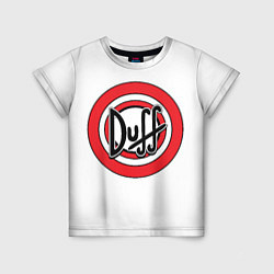 Детская футболка Duff