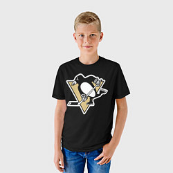 Футболка детская Pittsburgh Penguins: Crosby, цвет: 3D-принт — фото 2