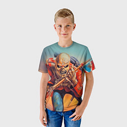 Футболка детская Iron Maiden: Crash arrow, цвет: 3D-принт — фото 2